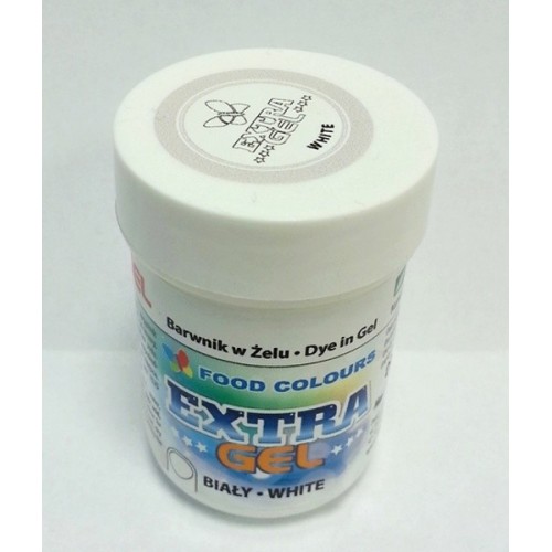 Food Colours - Gel color white extra 35 g