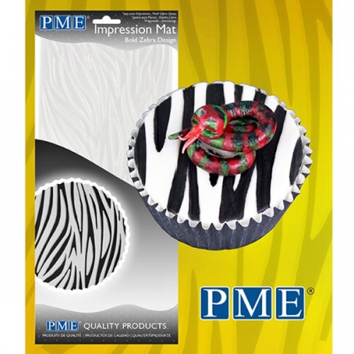 PME Abdruckmatte Bold Zebra - Zebra