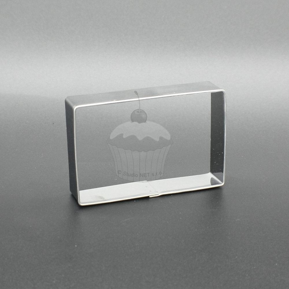 Stainless steel cutter - Rectangle 6,3 x 4,1cm