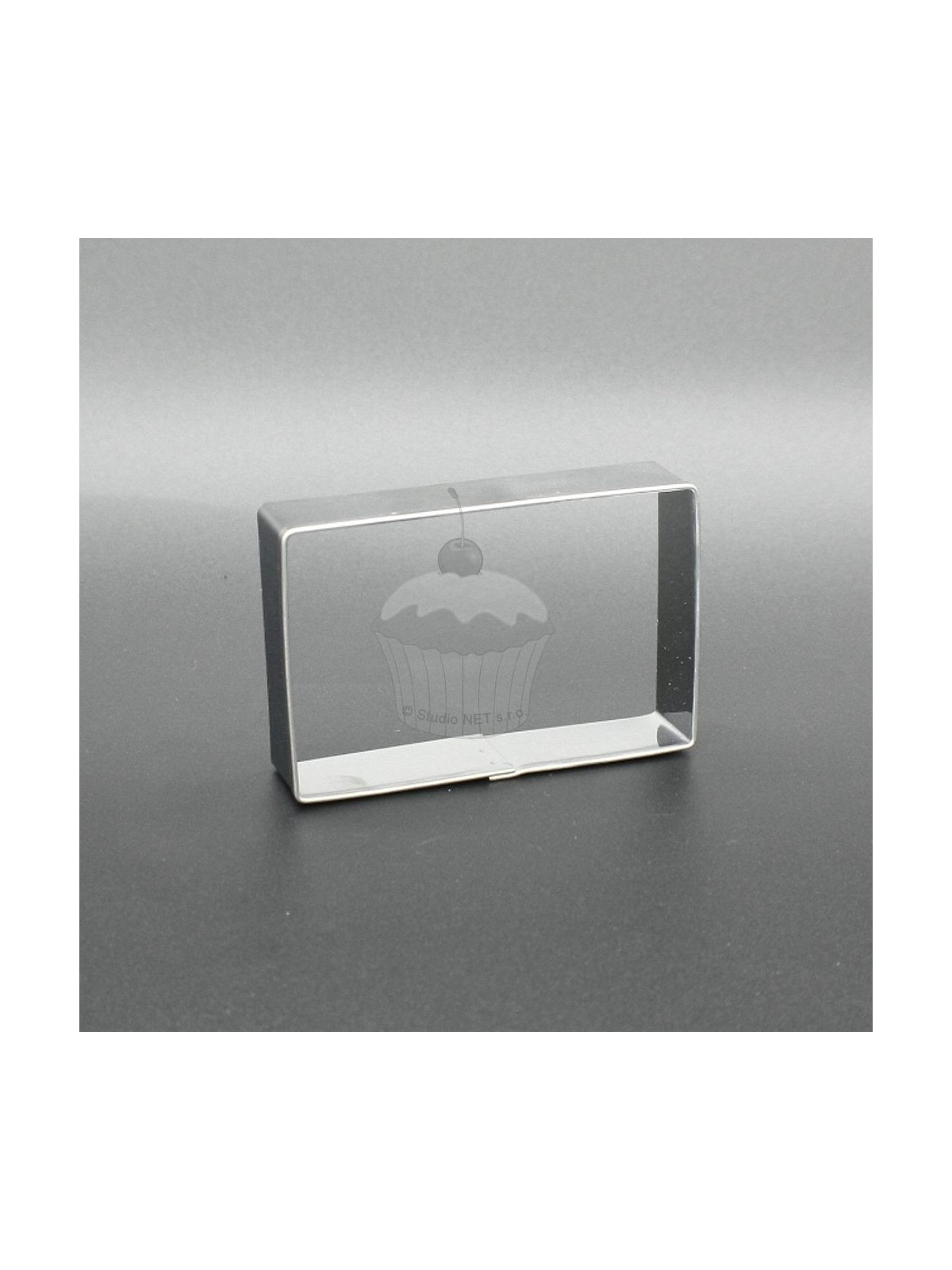 Stainless Steel Cookie Cutter - Rectangle 6.3 x 4.1cm