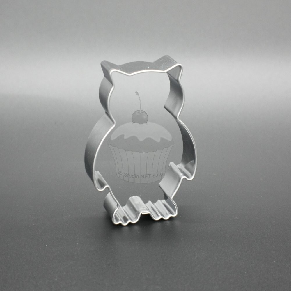 Stainless steel cookie cutter - owl