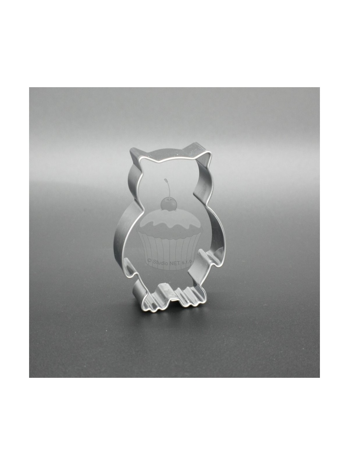 Stainless steel cookie cutter - owl