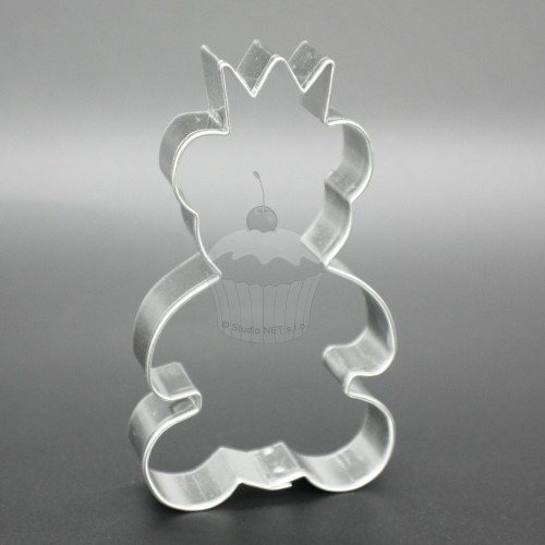 Ausstechformen/Ausstecher - Teddybär mit Krone