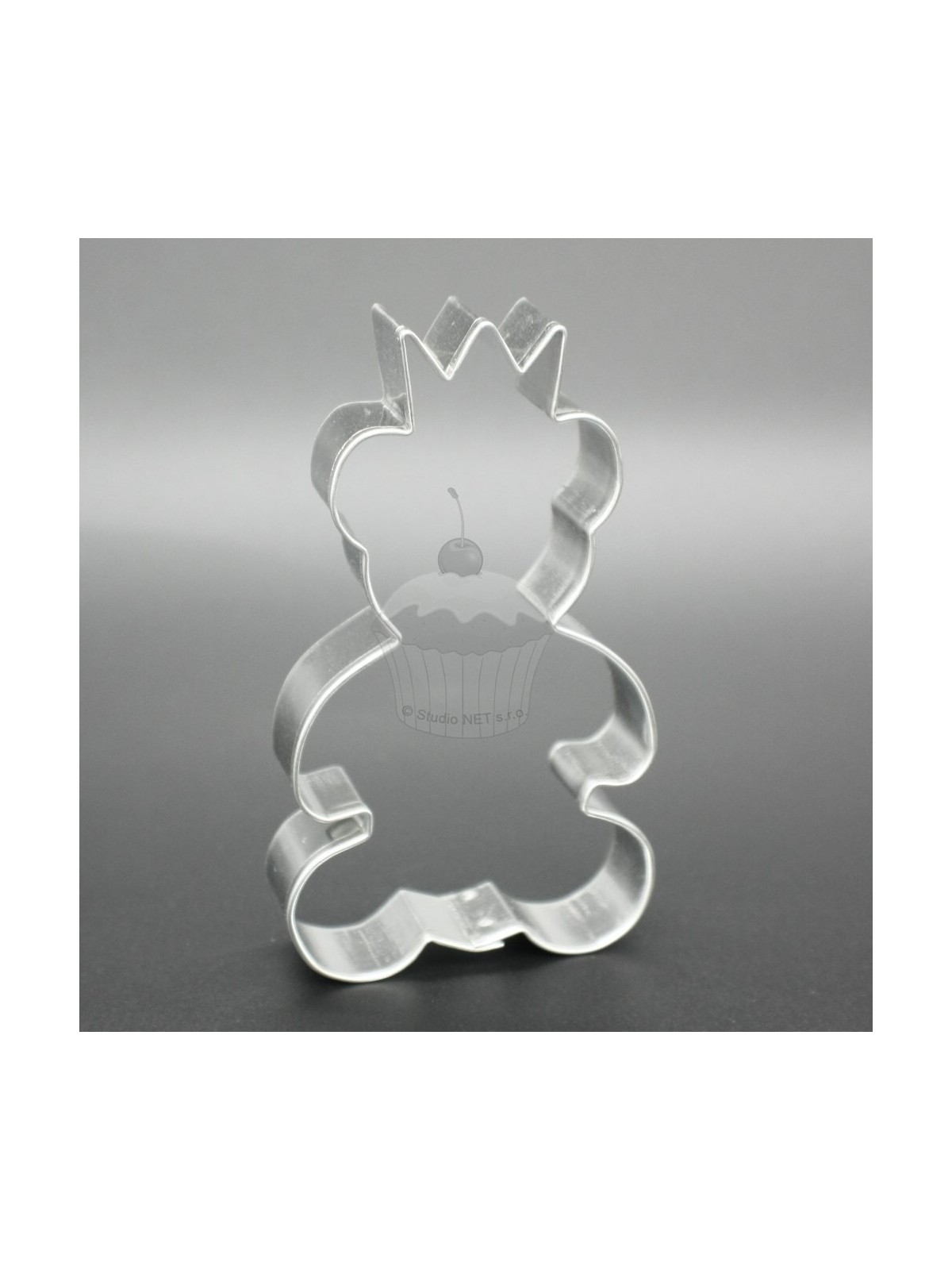 Cookie cutter - teddy bear with a crown