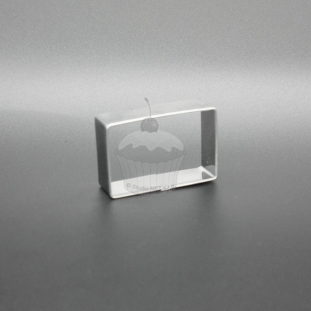 Stainless Steel Cookie Cutter - Rectangle 3.2 x 2.1cm