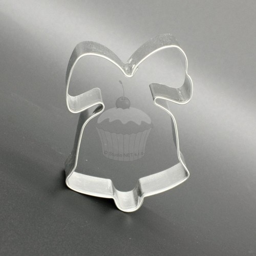 Cookie cutter - bell with a bow