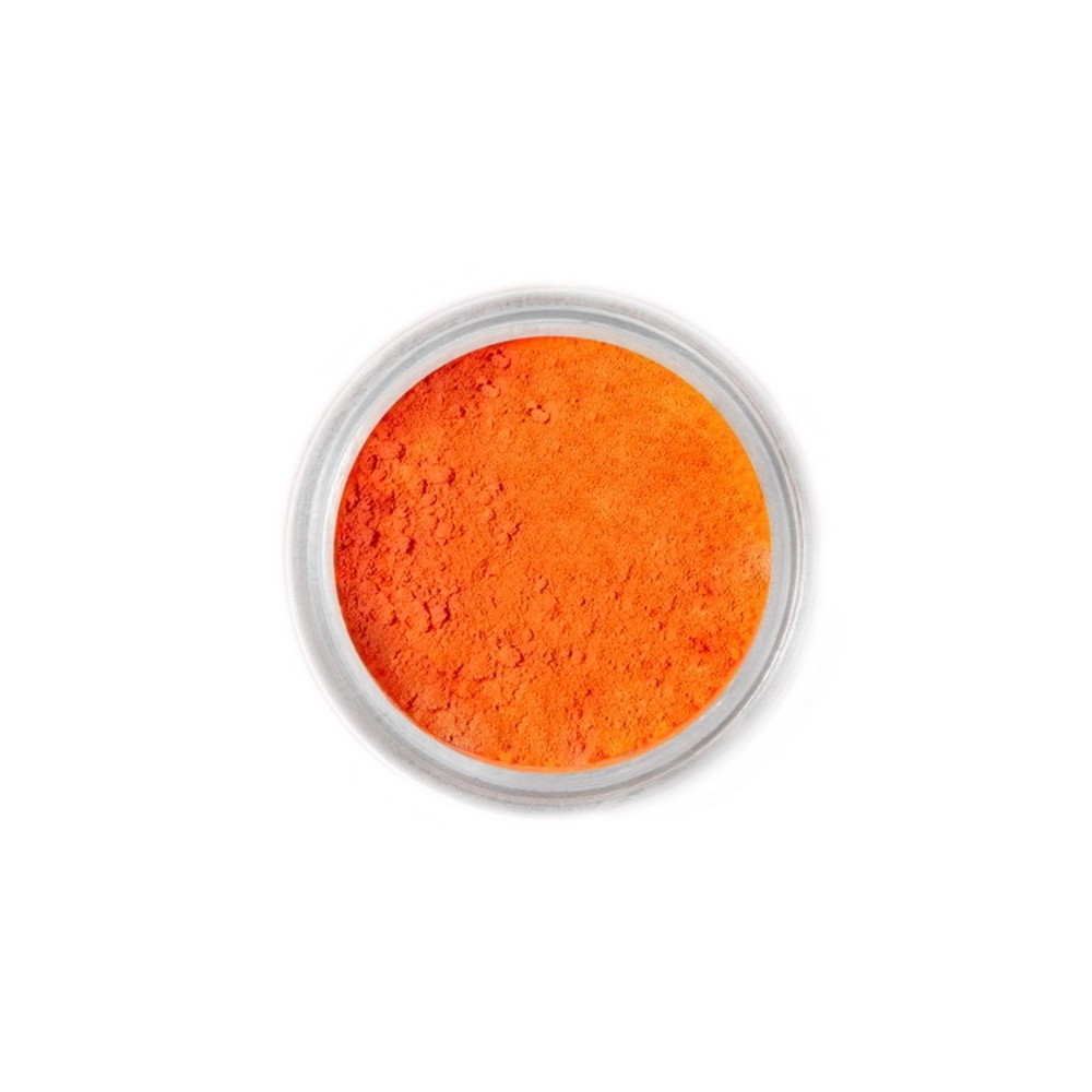 Jedlá prachová farba Fractal -  Orange, Narancssárga (2,5 g)