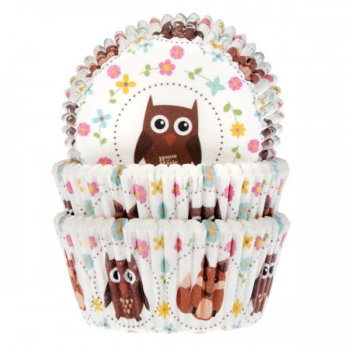 HoM pastry baskets - Owl / Fox - 50 pieces