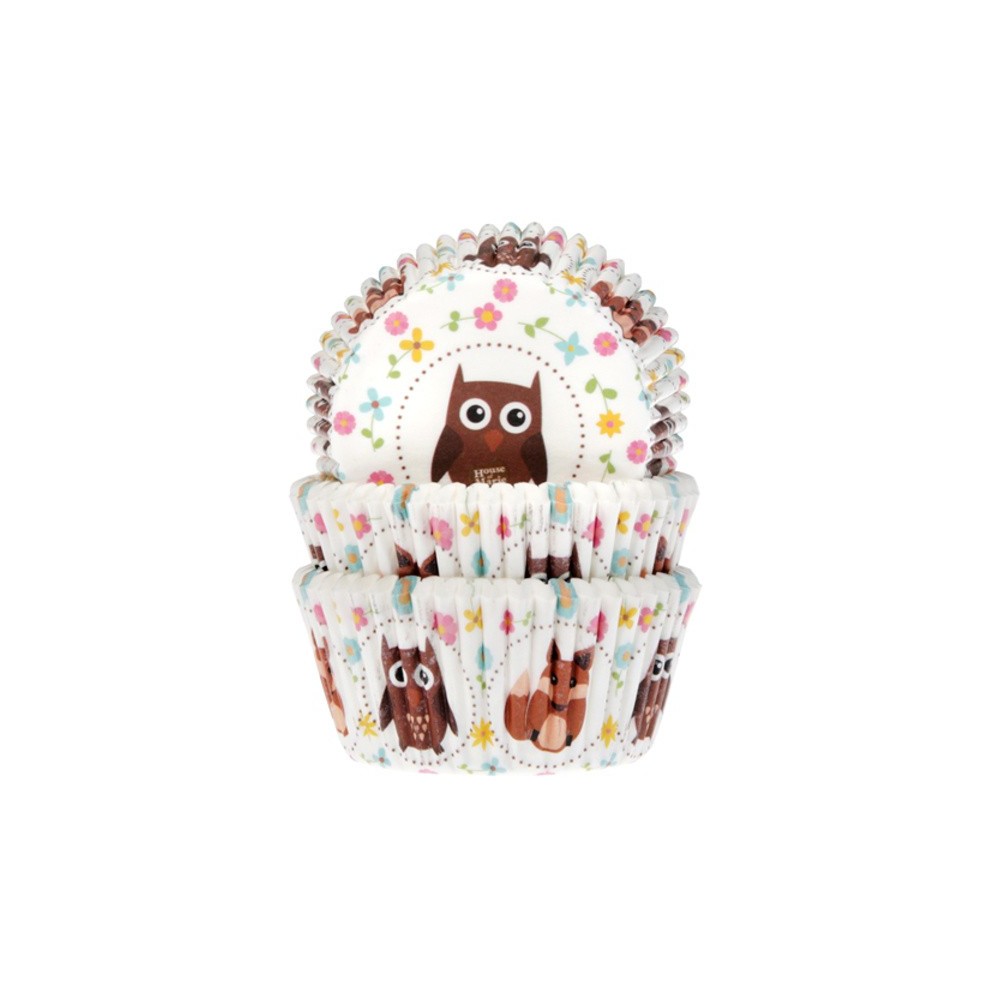 HoM pastry baskets - Owl / Fox - 50 pieces