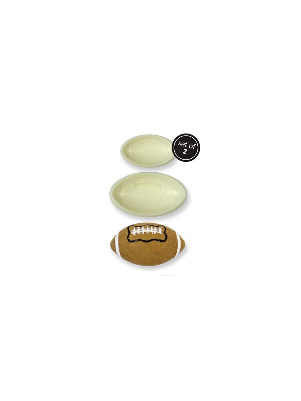 JEM Pop It Rugby Ball - shape cutter - rugby ball