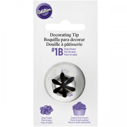 Wilton Drop Flower Tip - Closed Star #1B.