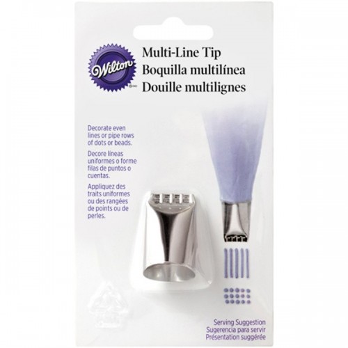 Wilton Icing Nozzle - Multi-opening - Lines No.134