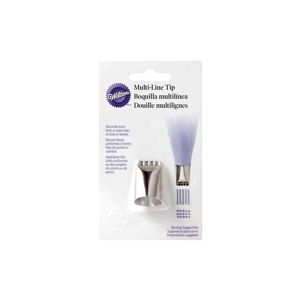 Wilton Icing Nozzle - Multi-opening - Lines No.134