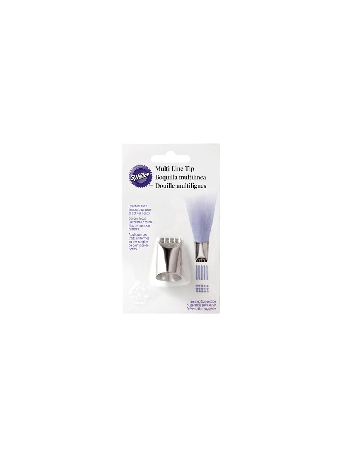 Wilton Icing Nozzle - Multi-opening - Lines No.134