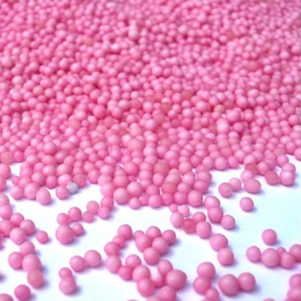 Cukrové perličky máček růžový  - 100g