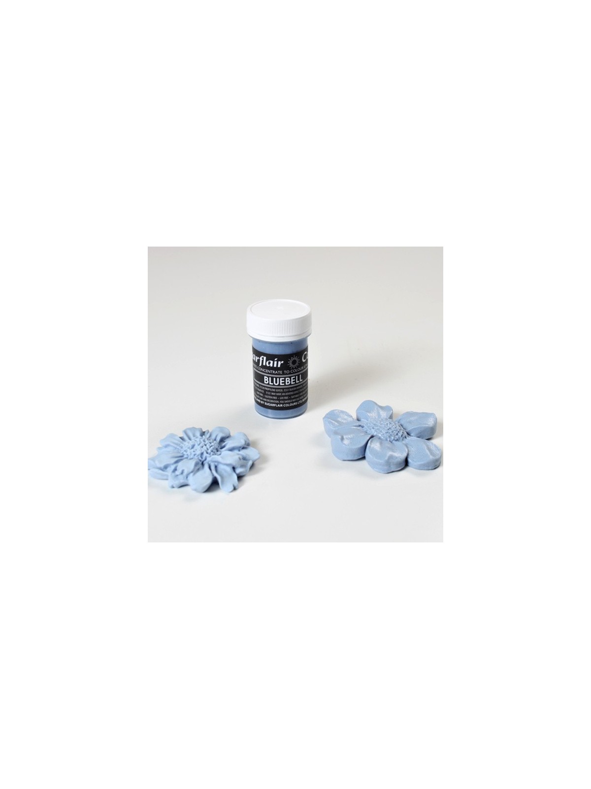 Sugarflair gel colour - greyish blue - Pastel BLUEBELL