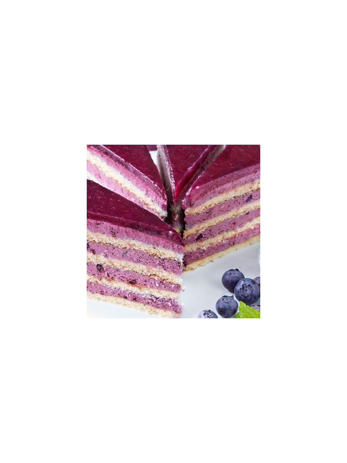 Stiffening whipped cream - blueberry - 250 g