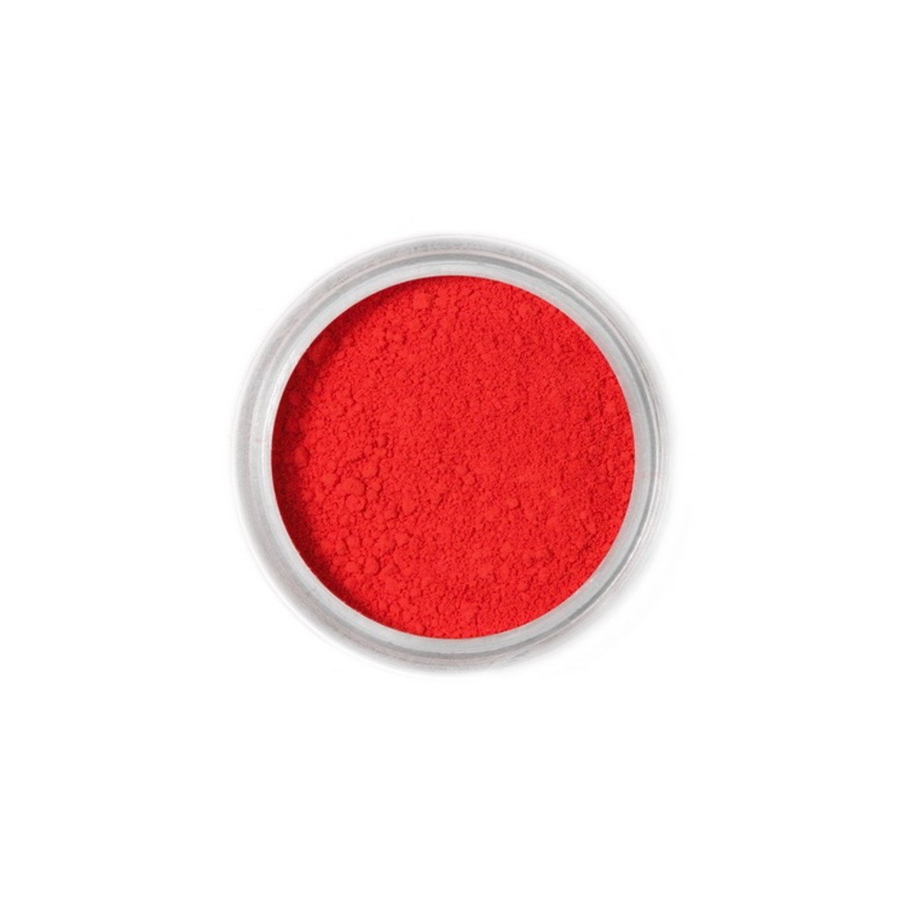 Jedlá prachová farba Fractal - Cherry Red, Csereszney piros (2,5 g)