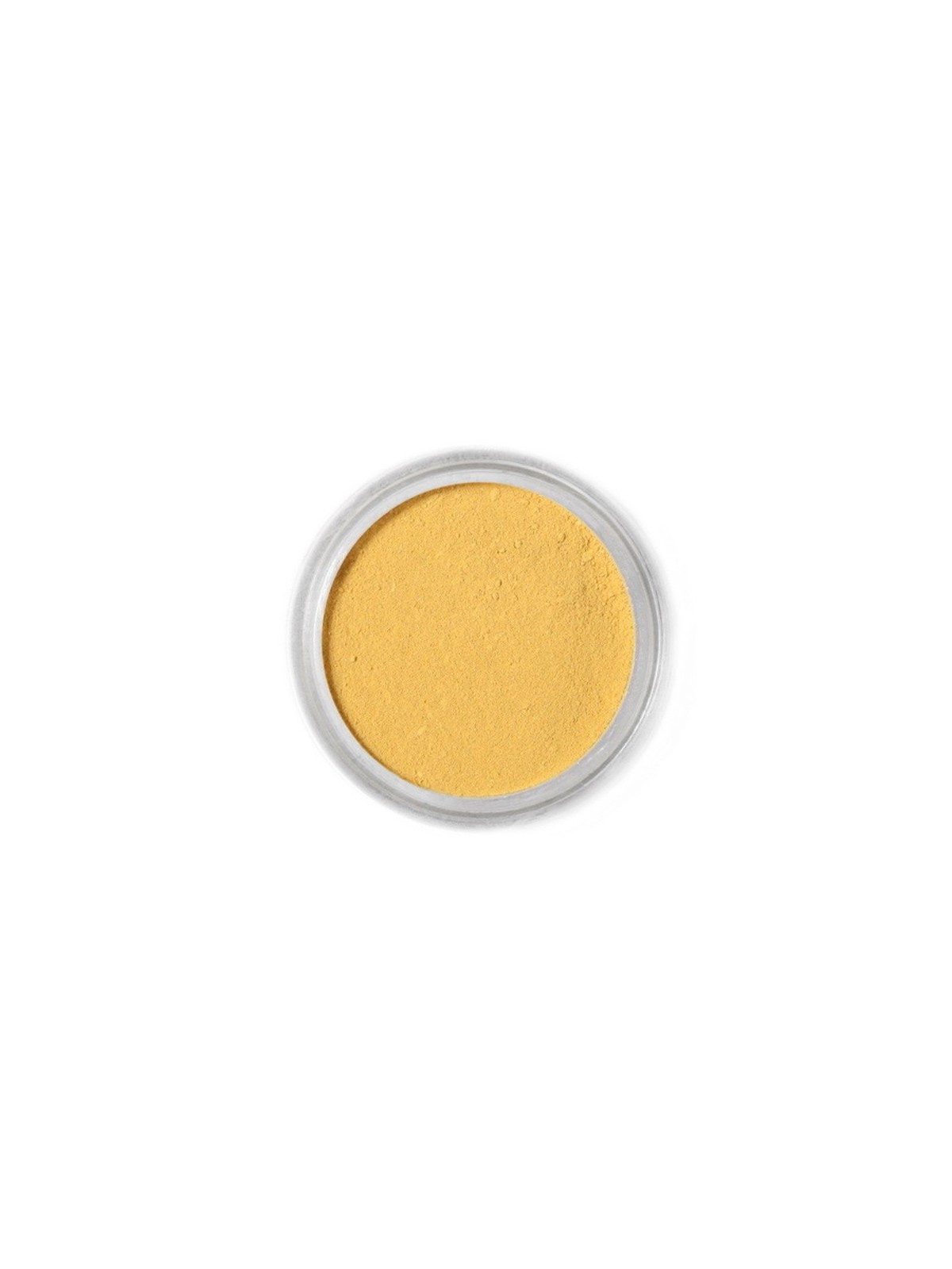 Jedlá prachová farba Fractal - Mustard Yellow, Mustarsárga (2 g)