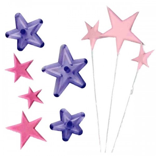 EAT - patchwork stars - 3 pcs