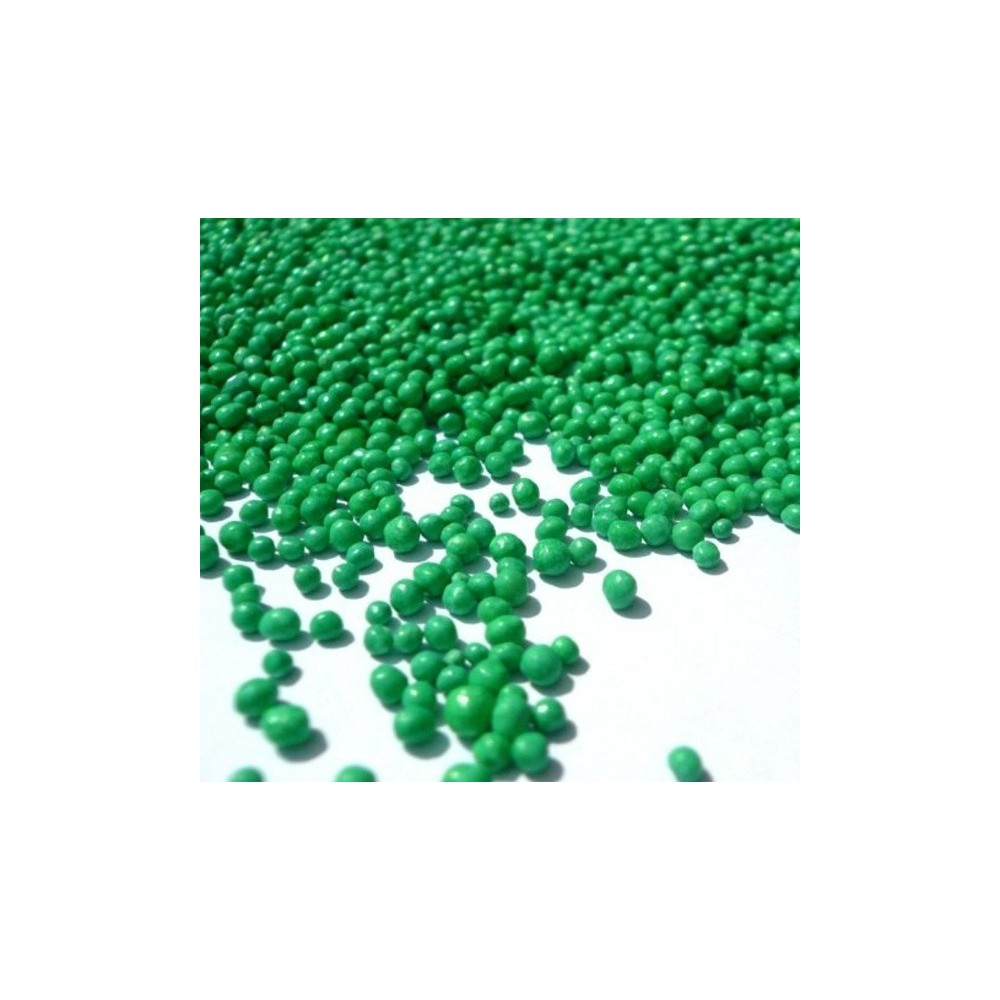 Sugar pearls tiny green - 100g