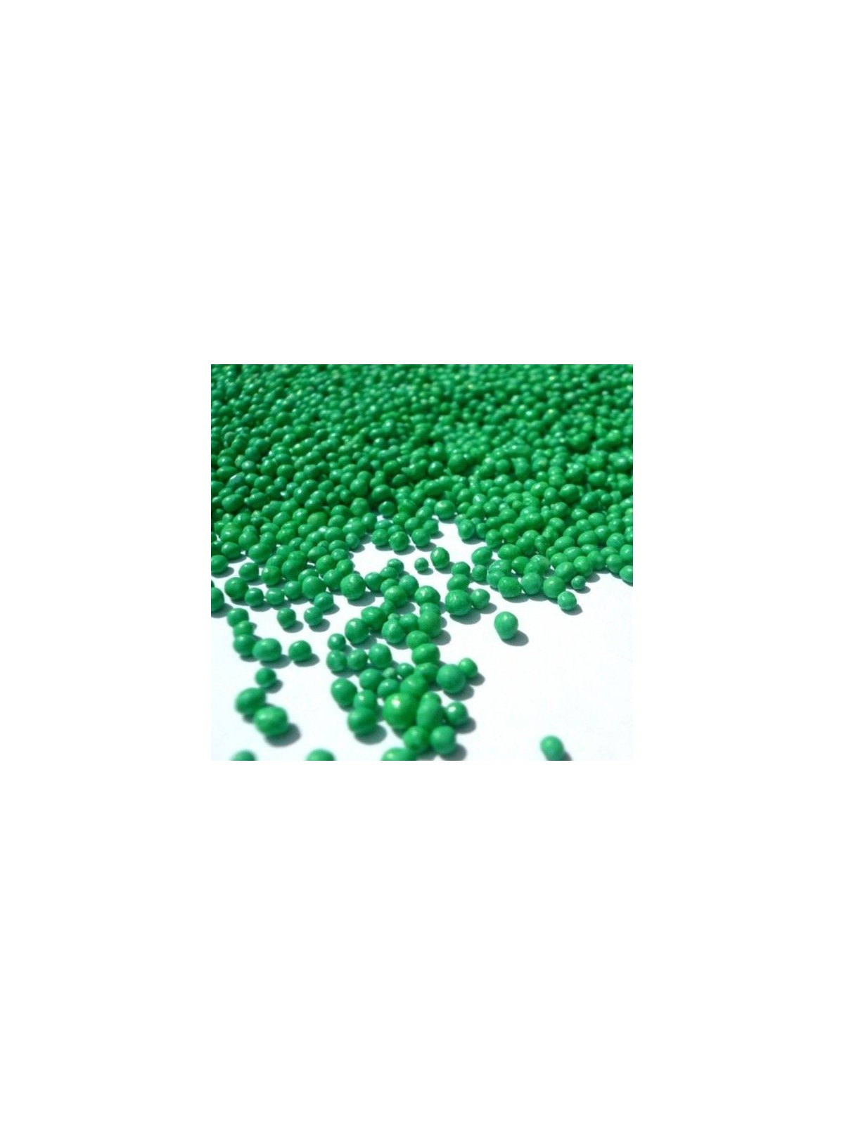 Sugar pearls tiny green - 100g