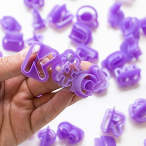 Purple alphabet - 40 pieces