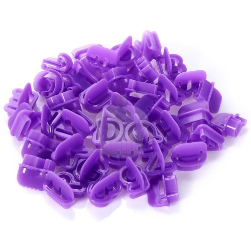 Purple alphabet - 40 pieces