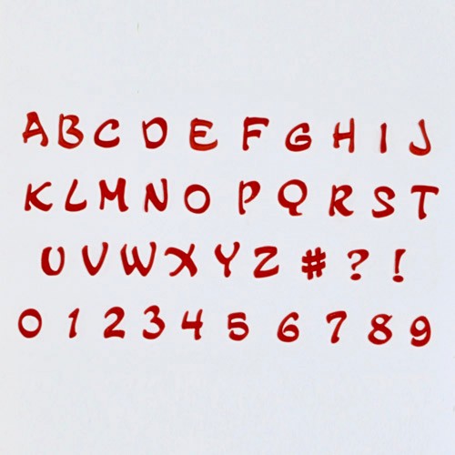 FMM – duży alfabet i cyfry – Magical - magiczny