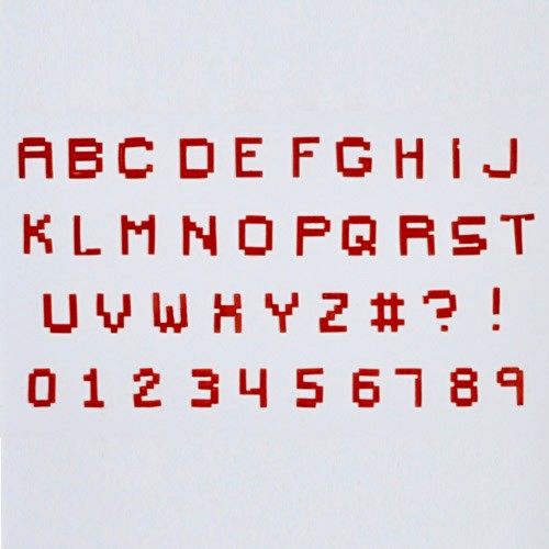 FMM Big Alphabet and Numbers - Pixel