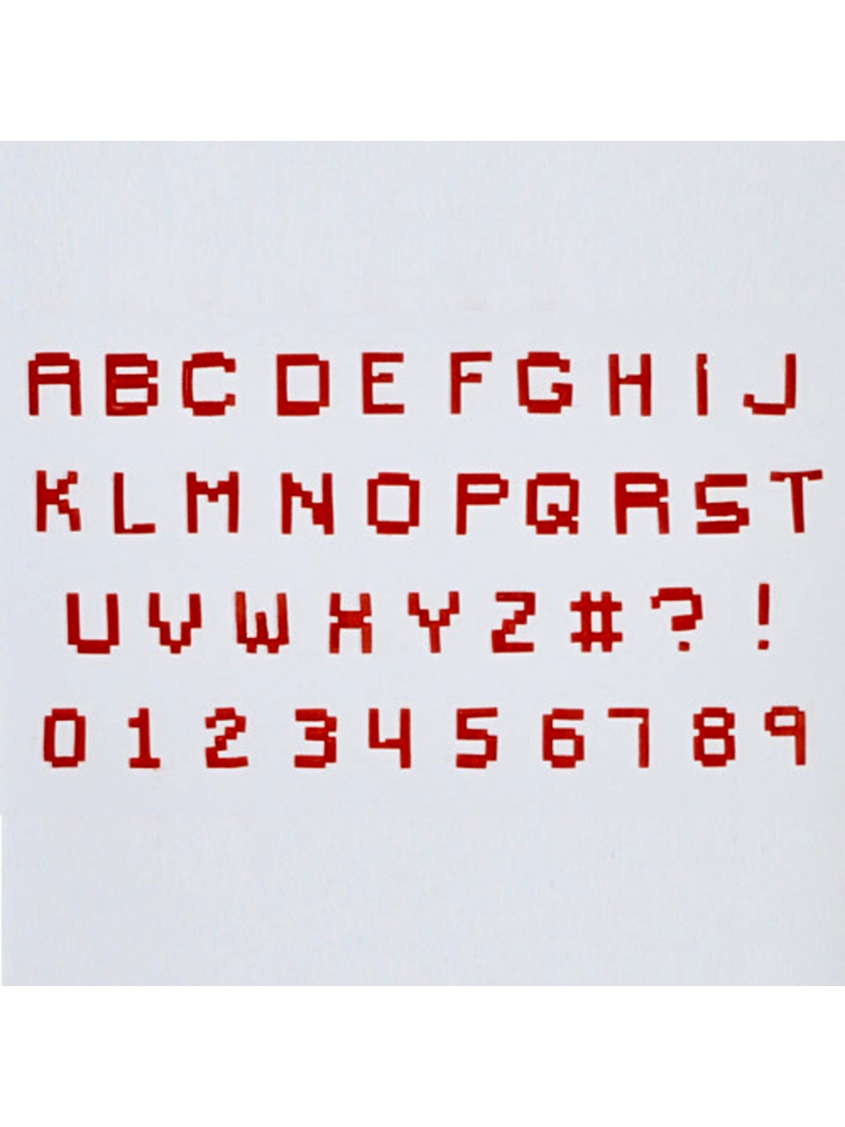 FMM Big Alphabet and Numbers - Pixel