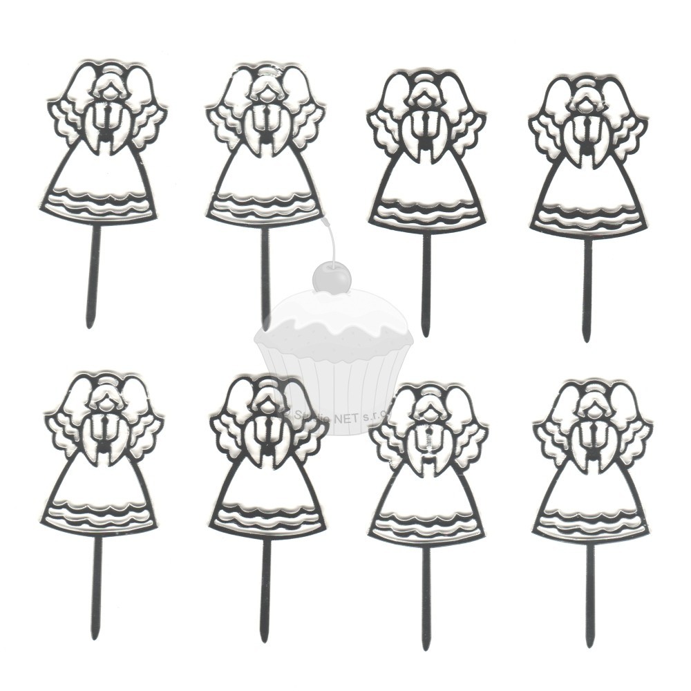 Mini skewer - angel - 8 pieces