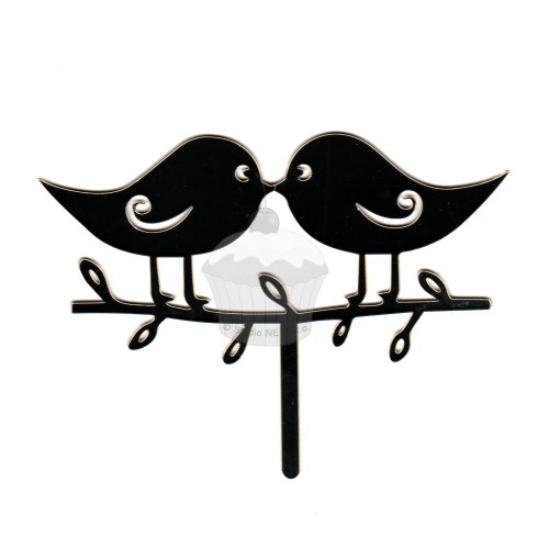 Large plug - birdies - 1pc