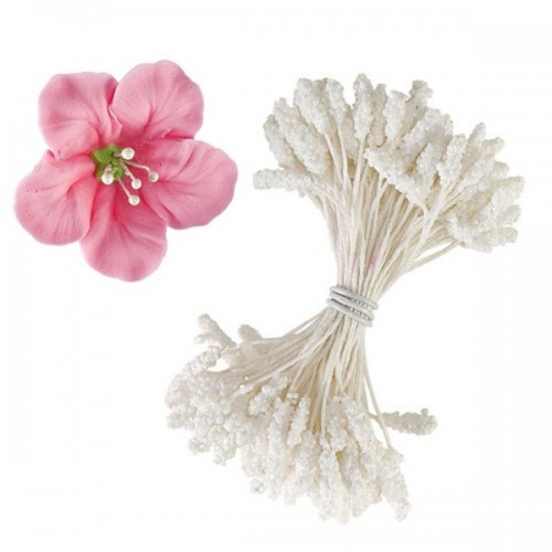 Wilton Flower Stamens - White