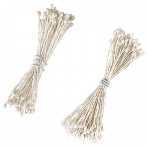 Wilton Flower Stamens - White