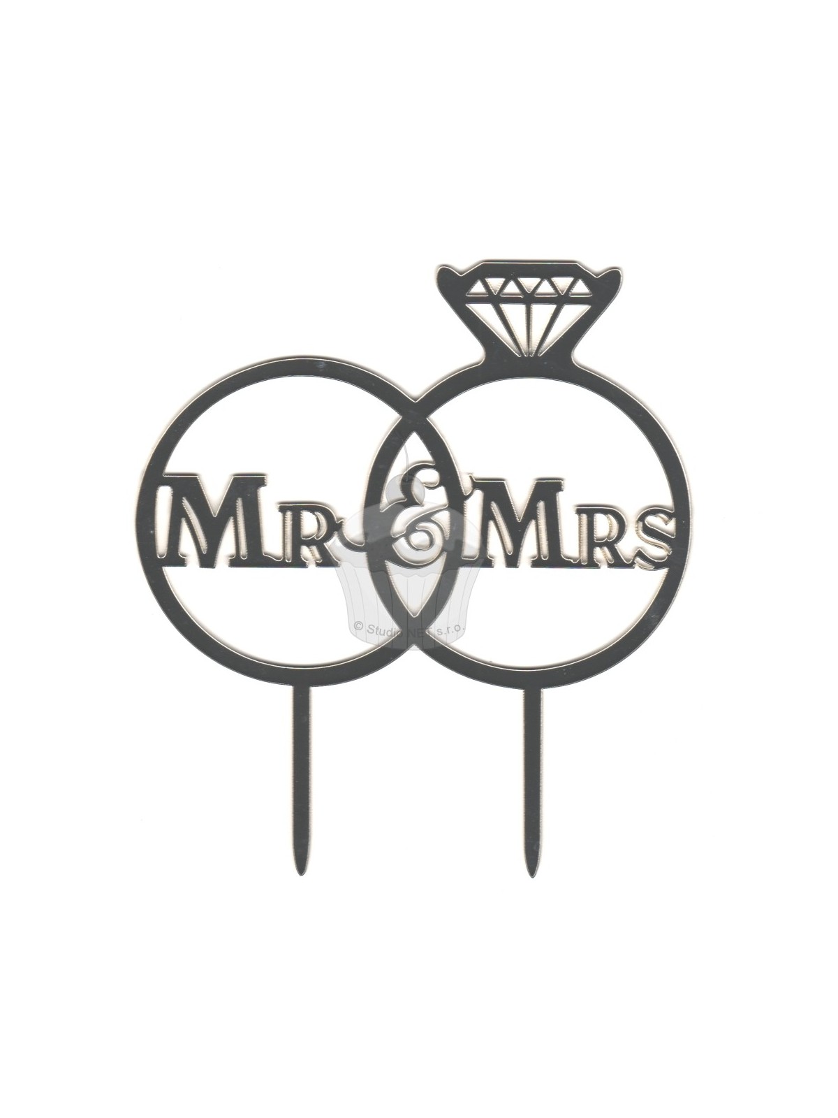 Zápich velký - Mr. and Mrs. - 1ks