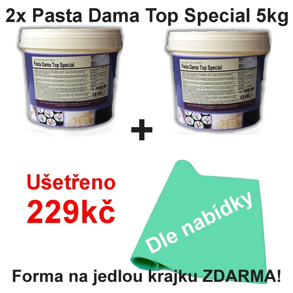 2x Pasta Dama TOP Špeciálna - 5kg + čipka zadarmo