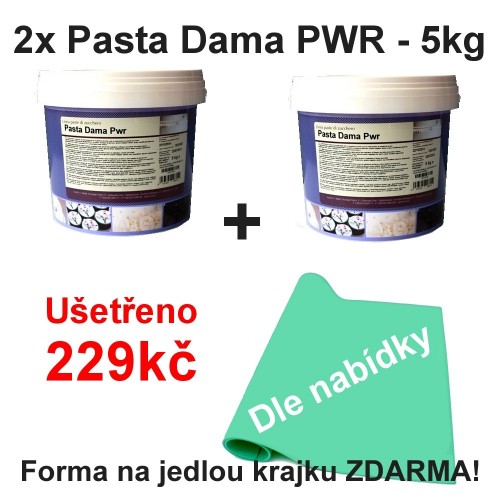 2x Pasta Dama Pwr - 5kg + čipka zadarmo