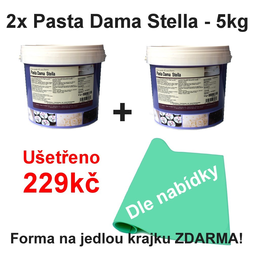 2x Pasta Dama Stella - 5kg + krajka zdarma