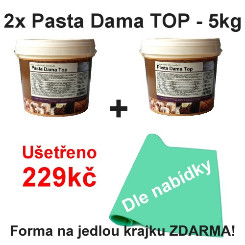 2x Pasta Dama TOP - 5kg + koronka bez koronki