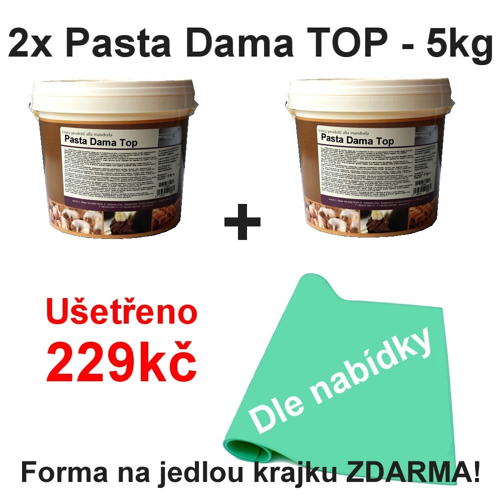 2x Makaron Dama TOP - 5kg + koronka gratis