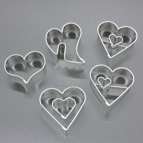 Set of cookie cutters - Valentine's Day set III. (6 pcs)