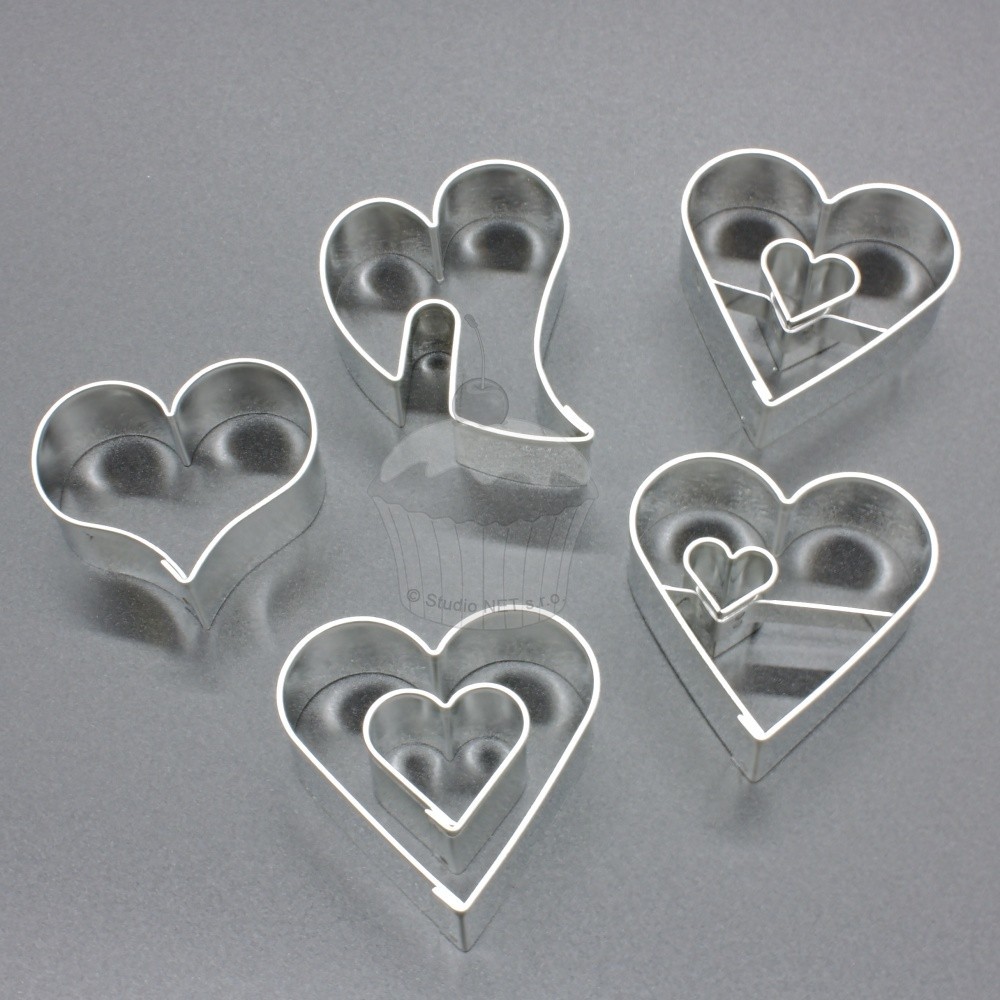 Cookie cutters - Valentine's Set III (6 pcs)