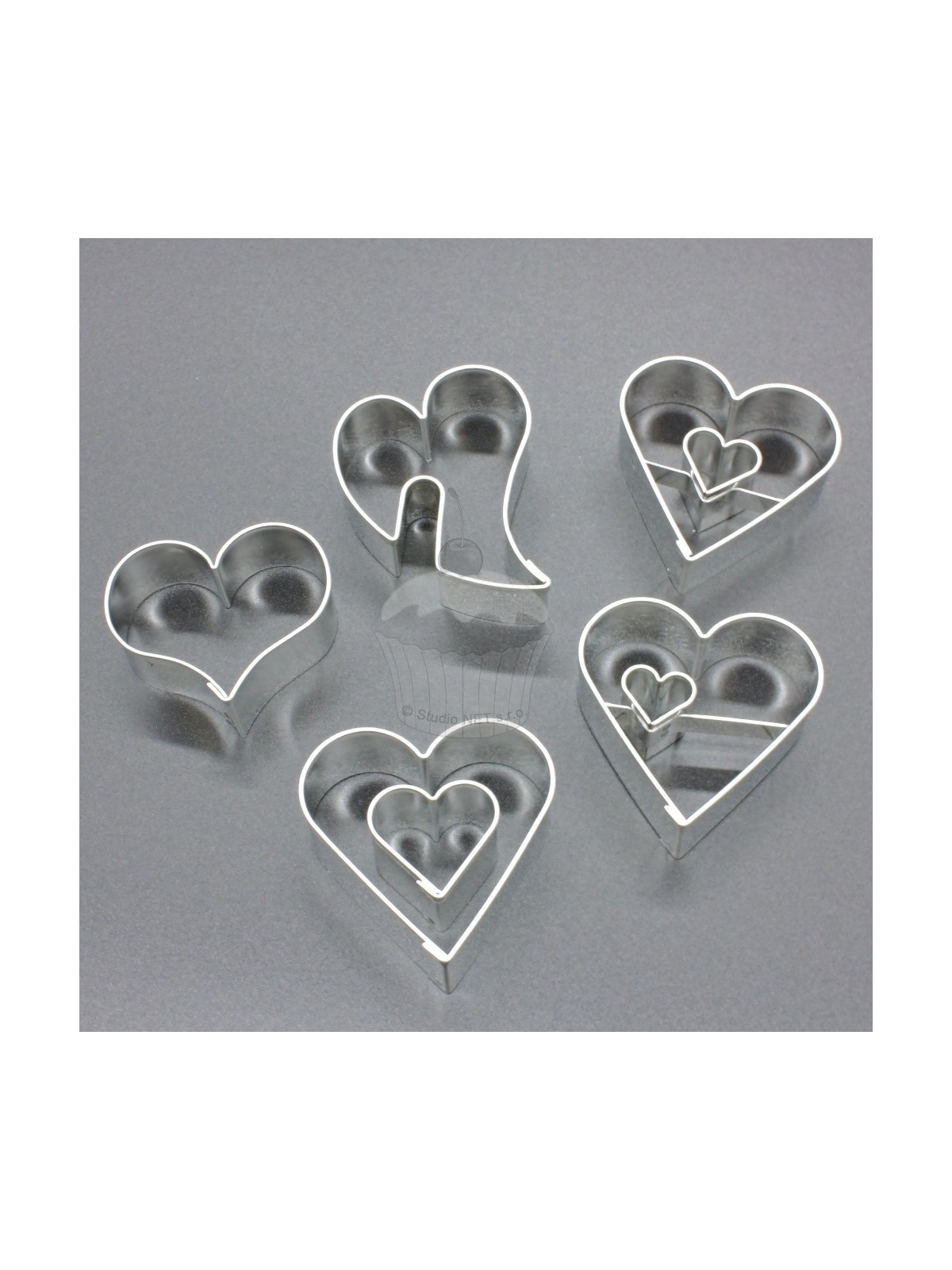 Set of cookie cutters - Valentine's Day set III. (6 pcs)