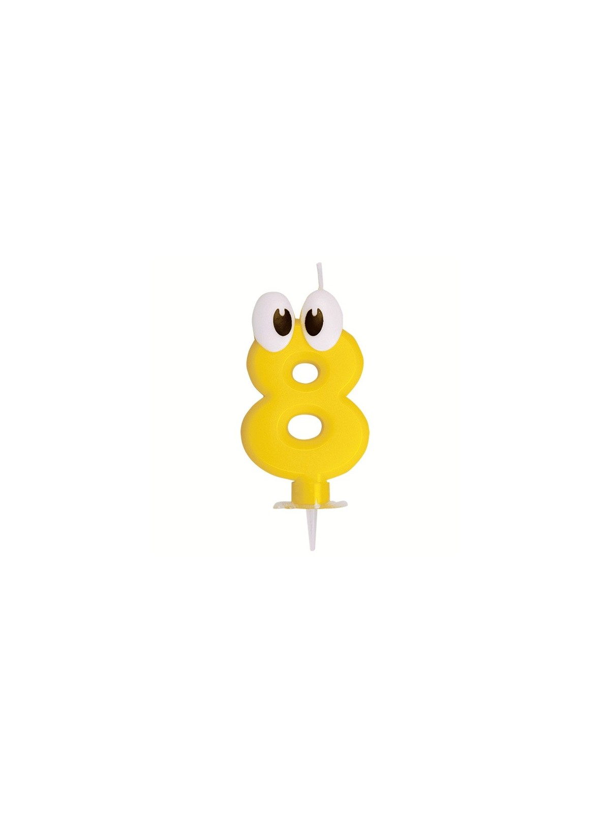 Party Numeral candle SMILE - 8