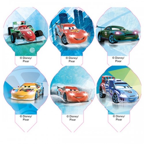 Disney Edible Paper MIX Cars mini - 12pcs