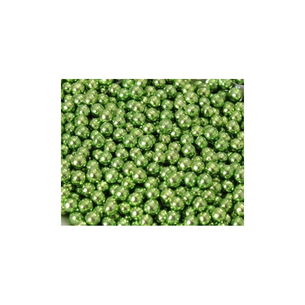 Sugar beads 6mm - green - 50g