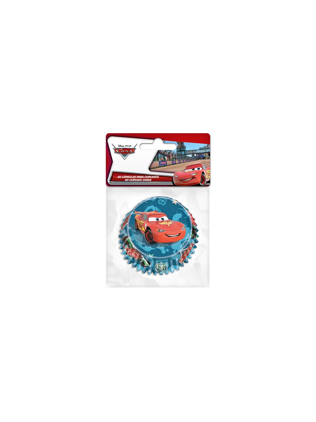 Stor Baking Cups - Cars 60stück