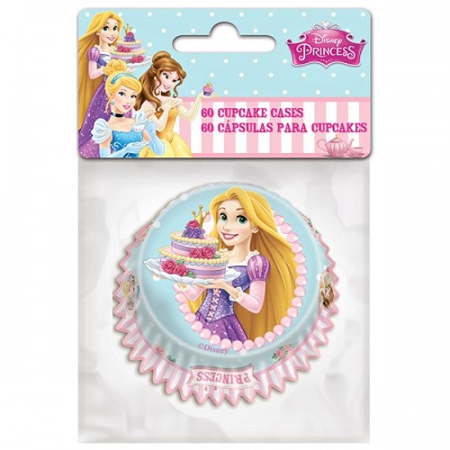 Large pastry basket - Princesses - 60 pcs