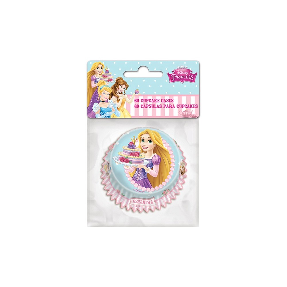 Large pastry basket - Princesses - 60 pcs